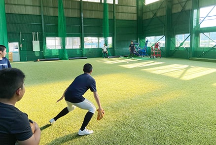 野球教室の様子4